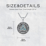 Sterling Silver AA Sobriety Alcoholics Anonymous  Pendant Necklace for Men