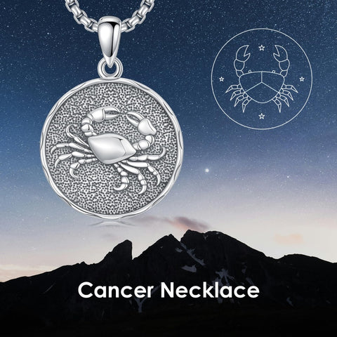 Sterling Silver Constellation Celestial Pendant Necklace Astrology Jewelry Birthday Gifts Christmas