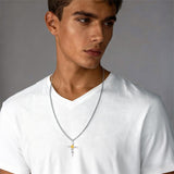 Sterling Silver Lion Semicolon Rose Sunflower Cross Pendant Religious Necklace