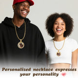 14K Gold Plated Personalized Photo Pendant Necklace Personalized Gift