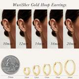 14K Gold Plated Hoop Earring for Women