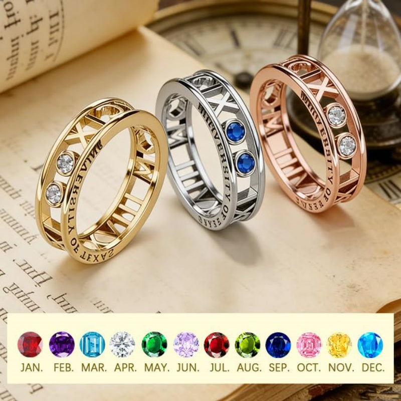 Copper Personalized Engraved High School College Class Ring Graduation Gift