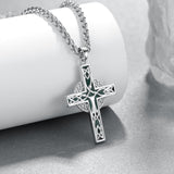 14K Gold Plated  Cross Necklace Religious Amulets Jewelry Gifts