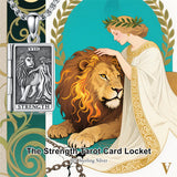 Sterling Silver Sun Moon Lovers Tarot Card Photo Locket Necklace