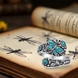 Sterling Silver Oxidized Dragonfly Butterfly Hummingbird Sea Turtle Anchor Cross Tree of Life Sunflower Spoon Ring