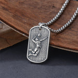 Sterling Silver Dog Tag Baseball Basketball Softball Soccer Pendant Necklace for Men