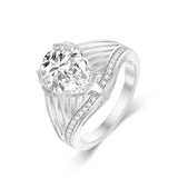 10K 14K 18K Gold 3CT Engagement Wedding Band Promise Ring for Men
