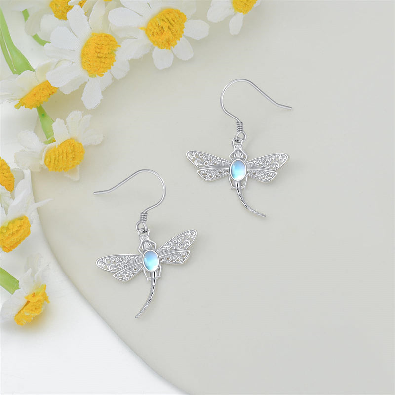 Silver Dragonfly Earrings - Made In Canada Gifts
