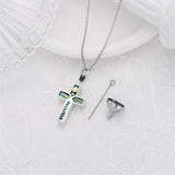 Sterling Silver Abalone Shell Opal Butterfly Dragonfly Tree of Life Pet Paw Cross Urn Necklaces for Ashes
