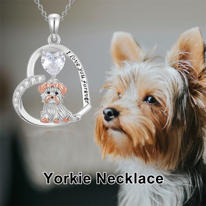 Sterling Silver 12 Month Birthstone Yorkshire Pendant Necklace