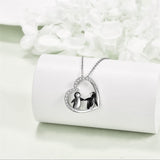 Sterling Silver Penguin Pendant Necklace