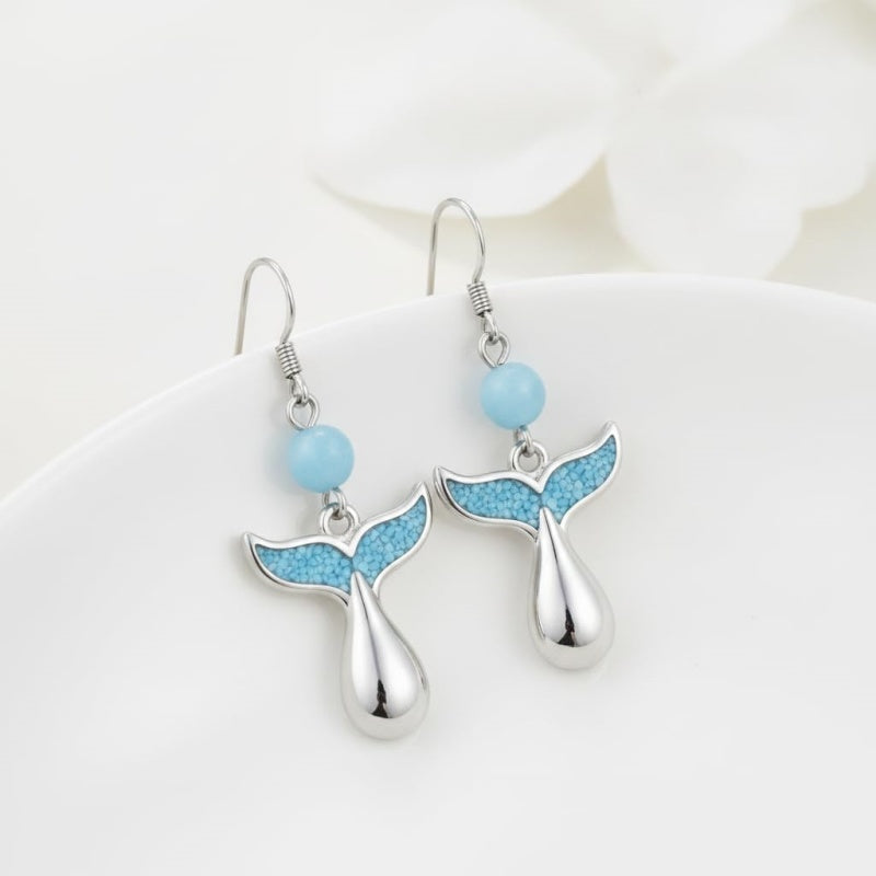 Sterling Silver Turquoise Owl Dragonfly Butterfly Hummingbird Dangle Earrings