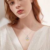 Highland Cow Pendant for Teen Girls Cute Animal Necklace Jewelry Gift