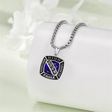 Sterling Silver Personalized Photo Class High School College Graduation Necklace