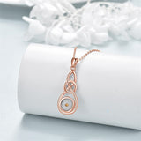 Mustard Seed Necklace Infinity ZC Opal Pendant Sterling Silver Jewelry for Women