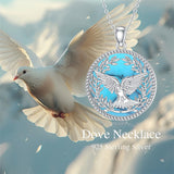 Sterling Silver Bald Eagle Dove Koi Fish Horse Pendant Necklace