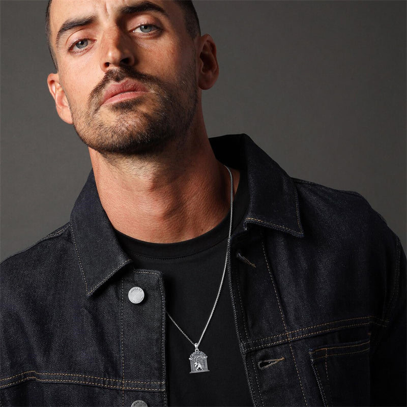 Sterling Silver Constellation Celestial Pendant Necklace