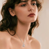 HummingbirdNecklace 925 Sterling Silver for Women Girls Heart Pendant Jewelry Mother's Day Christmas Gifts