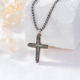Sterling Silver Obsidian Lapis Lazuli Tigers Eye Turquoise Celtic Knot & Cross Urn Necklaces for Ashes