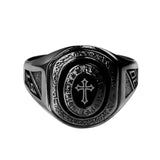 Sterling Silver Personalized Pattern Engraved High School University College Class Ring