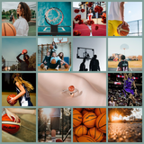 Badminton/Football/BasketballHeart Adjustable Open Ring Statement Creative Sport Style Shape Souvenir Gifts