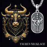 Sterling Silver Zodiac Sign Pendant Necklace