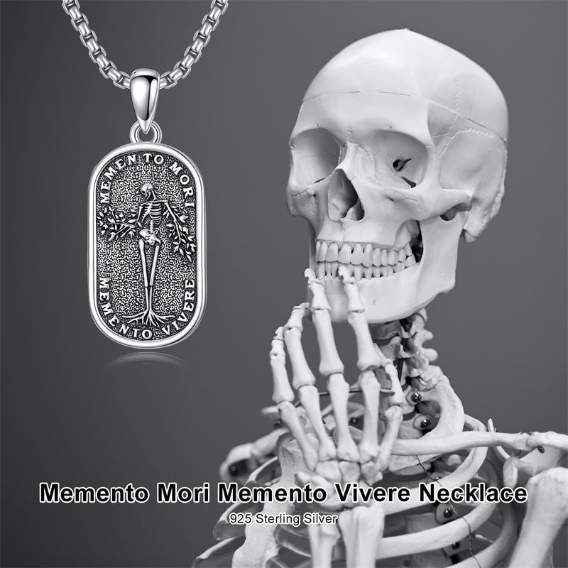 Sterling Silver Memento Mori Tree of Life Anubis Pendant Viking Amulet   Protection Pendant Necklace Egyptian Jewelry Christmas Birthday Gifts