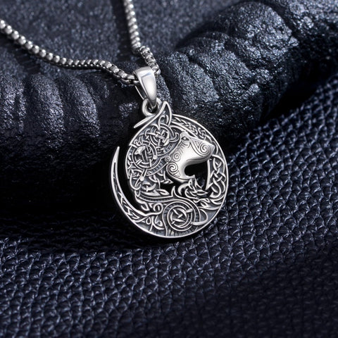 Sterling Silver Peace Sign Coexist Peace Symbol Pirate Tree of Life Thor's Hammer Wolf Raven Viking Series Necklace