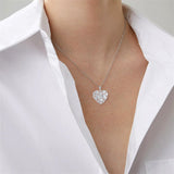 Sterling Silver Personalized Photo  Pendant Necklace