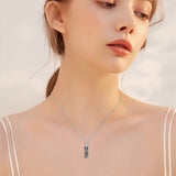 Phoenix Urn Necklace for Ashes Sterling Silver Cremation Jewelry for Ashes Memorial Keepsake Jewelry Gift for Women Men Girls