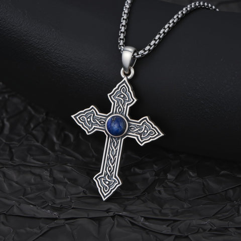 Sterling Silver Cross Pendant Necklace Christian Religious Jewelry Gifts for Anniversary