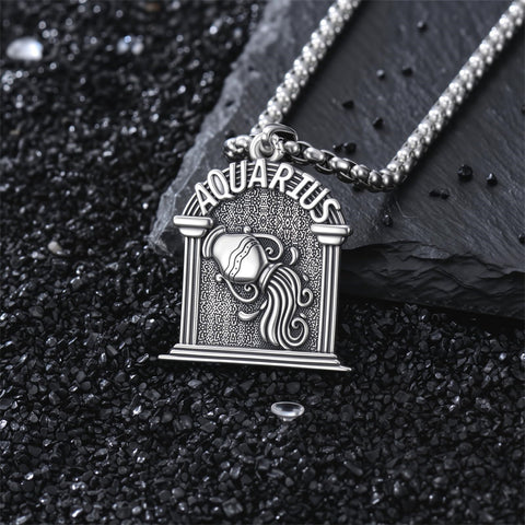 Sterling Silver Constellation Celestial Pendant Necklace