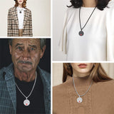 Stainless Steel Customized Engraved Tree of Life Supcare Medical Alert Pendant Necklace