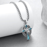 14K Gold Plated  Cross Necklace Religious Amulets Jewelry Gifts