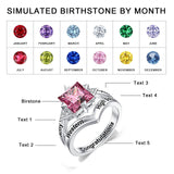 Sterling Silver 10K 14K 18K Gold Customizable Class Ring