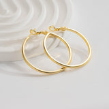 14K Gold Plated  Hoop Earrings for Women
