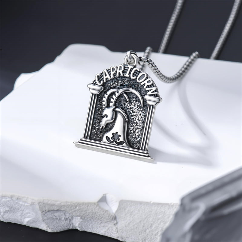 Sterling Silver Constellation Celestial Pendant Necklace