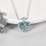 925 Sterling Silver Santa Muerte/Saint Michael/Raphael Necklace Warrior Protect Us Amulet Jewelry Gift for Men Father
