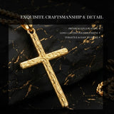 14K Gold Plated  Cross Necklace for Women Christian Jewelry  Birthday Christmas Gift