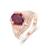10K 14K 18K Gold 3CT Engagement Wedding Band Promise Ring for Men