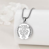 Religious Protector Necklace Sterling Silver Patron Saint Pendant Jewelry Gifts for Women Men