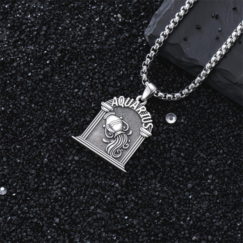 Sterling Silver Constellation Celestial Pendant Necklace