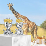 Sterling Silver Hypoallergenic Giraffe Stud Earrings