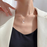 Sterling Silver Heart Birthstone  Dachshund Pendant Necklace