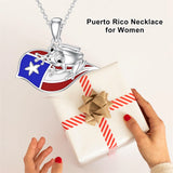Sterling Silver Jamaica America Texas Africa Map Pendant Necklace Country Map Chain Jewelry Gifts