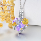 Urn Necklace for Ashes 925 Sterling Silver Hummingbird/Butterfly Cremation Jewelry Memorial Keepsake Pendant for Women