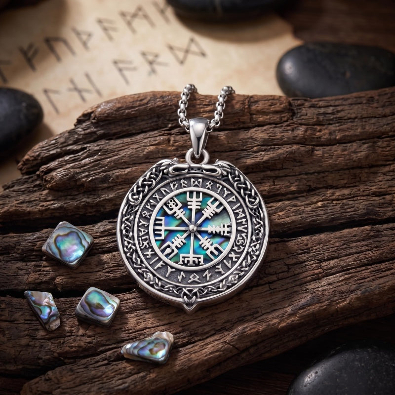 Sterling Silver Peace Sign Coexist Peace Symbol Pirate Tree of Life Thor's Hammer Wolf Raven Viking Series Necklace