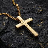 14K Gold Plated Soccer Football Basketball Baseball Cross  with Bible Verses Religious Pendant Necklace for Men