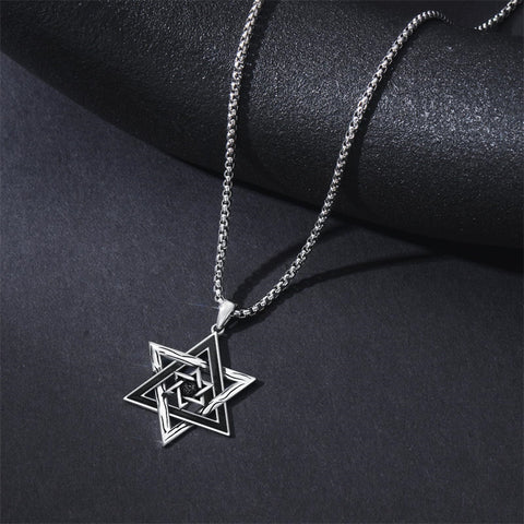 Sterling Silver Crown Jesus Fish Celtic Knot Chai  Lion Star of David Pendant Necklace