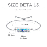 Sterling Silver Heart Urn Bracelet for Ashes Memorial Keepsake Jewelry Gifts for Women